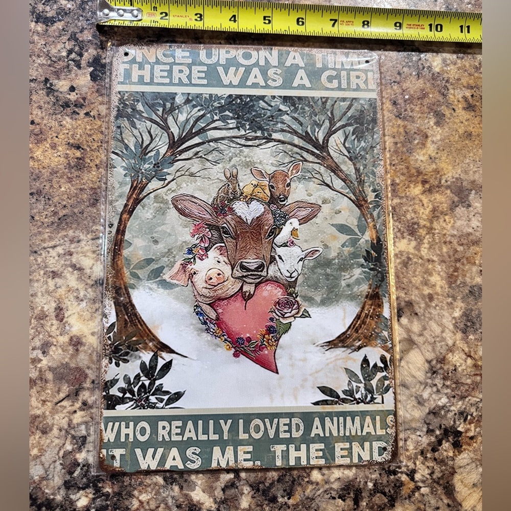 Animal Lover's Heart Wall Art